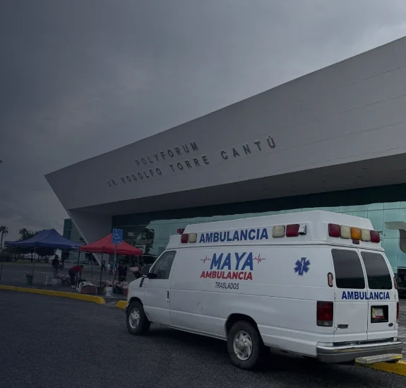 Ambulancia MAYA en actividad de servicio