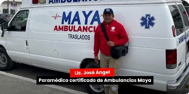 Personal operativo de Ambulancias MAYA.